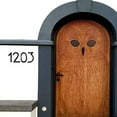 thumbnail image 2 of 6 Inch NACH Floating Mount Shadow House Address Number For Outside or Inside, Metal Modern House Numbers For Mailbox, Front Door, Maximum Rust Protection, Black Aluminum, Number 3, HH-SDW6-BLK-3, 2 of 5
