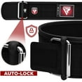 thumbnail image 3 of RDX Weight Lifting Belt 4 Adjustable Back Lumbar Support Bodybuilding, Powerlifting Functional Strength Training Core Exercise Fitness Workout Squats Deadlifts, Home Gym Equipment, 3 of 8