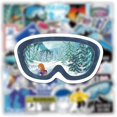 thumbnail image 3 of 50Pcs Skiing Stickers, Snowboard Stickers, Winter Ski Sports Stickers, Adventure Nature Outdoors Waterproof Vinyl Stickers for Teens Adults Laptop Wat, 3 of 4