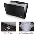 thumbnail image 2 of Fireproof Waterproof File Folder Money Document Bag With 12 Pockets Zipper Closure, 2 of 3