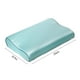 thumbnail image 3 of Funda de Almohada de Satén de Seda con Cremallera para El Cuidado Del Cabello y La Piel, 60 X 40 Cm, Refrescante, para Cabello Rizado, Suave y Transpirable, Ideal para Un Sueño Reparador, Color Azul, 3 of 7