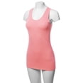 thumbnail image 5 of A2Y Women's Basic Solid Soft Cotton Scoop Neck Racer-Back Tank Top, 5 of 6