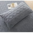 Taffeta Velvet Bed Cover Thicken Warm Winter Fitted Sheet Soft Plush