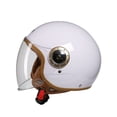 thumbnail image 2 of Casco retro para hombre y mujer en invierno, medio casco de motocicleta, motocicleta eléctrica, todo casco de conducción para adultos, 2 of 5