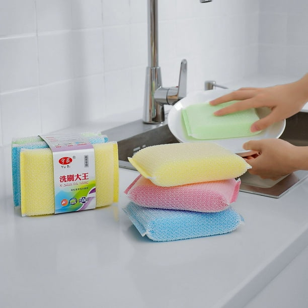 1 Esponja Para Limpiar Platos, Esponjas De Cocina Espesadas, Esponja