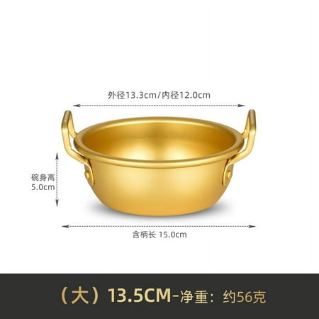

Aluminum Food Bowl Kitchen Rice Container Soup Bowl Food Storage Bowl Home