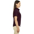 thumbnail image 2 of CORE 365 Ladies' Optimum Short-Sleeve Twill Shirt 78194 Burgundy 3XL, 2 of 2