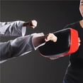 thumbnail image 4 of Toystoory Muay Thai Boxing Kicking Curve Pad Mano Pies Target Punching Training (Rojo) Gimnasios en casa, 4 of 6