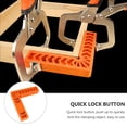 thumbnail image 2 of AURARMLET 1Set Triangle Ruler Plastic Orange with Level for DIY Enthusiasts, 2 of 7