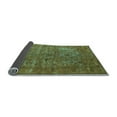 thumbnail image 2 of Ahgly Company Indoor Round Oriental Light Blue Industrial Area Rugs, 8' Round, 2 of 4