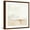 Brown Frame, variant on Art.com Smudged Horizon I Art Print by Victoria Barnes, 24" x 24"