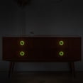thumbnail image 6 of HemaKayy 4 Pack 1.37" Decorative Cabinet Knobs - Glow in the Dark - Durable ABS & Glass - Easy Installation - Versatile Usage - Enhance Home, Kitchen Decor - Bee Golden Embroidery, 6 of 7