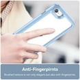 thumbnail image 4 of Feishell Clear Case for iPhone 7/8/SE 2020/SE 2022 4.7 inch,Shockproof Hybrid Soft TPU Bumper Anti-Scratch Hard Acrylic Back Transparent Slim Phone Case Cover for iPhone 7/8/SE 2020/SE 2022,Blue, 4 of 7