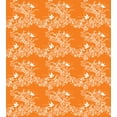 thumbnail image 3 of Orange Duvet Cover Set, Style Spring Meadow Pattern with Branches in Full Blossom with Birds Nature, Decorative 3 Piece Bedding Set with 2 Pillow Shams, Queen Size, Orange White, by Ambesonne, 3 of 3