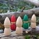 thumbnail image 4 of Muñecas de clavija de madera sin terminar para manualidades, 1 unidad, espacios en blanco de madera Natural para adornos navideños de madera, decoración del hogar, 4 of 4