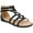 Black, variant on Womens Genneva Flat Sandals, Widths Available
