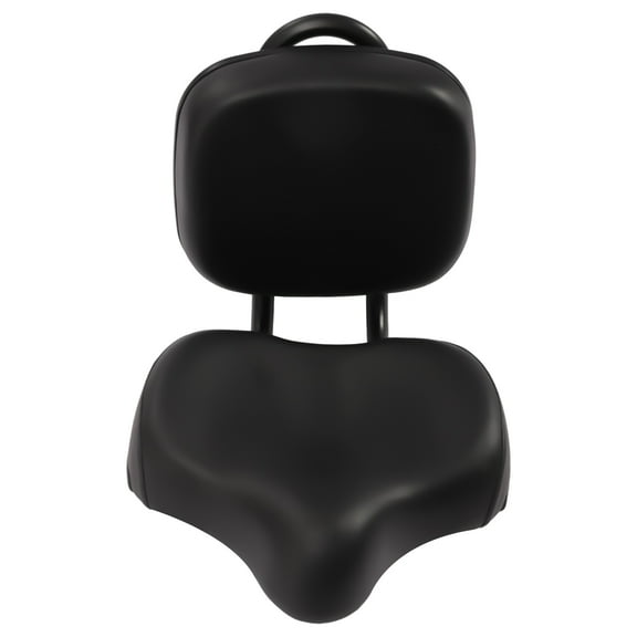 Comfortable Bike Seat with Backrest, Ergonomic Design, Adjustable Height, Leather and Foam Cushion for Tricycle or Electric Vehicle, Safe and Relaxing Ride