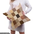 thumbnail image 5 of Ambesonne Beige Tan Fabric by the Yard Upholstery, Pastel Nude Square Shapes, 10 Yards, Champagne Caramel Almond, 5 of 5