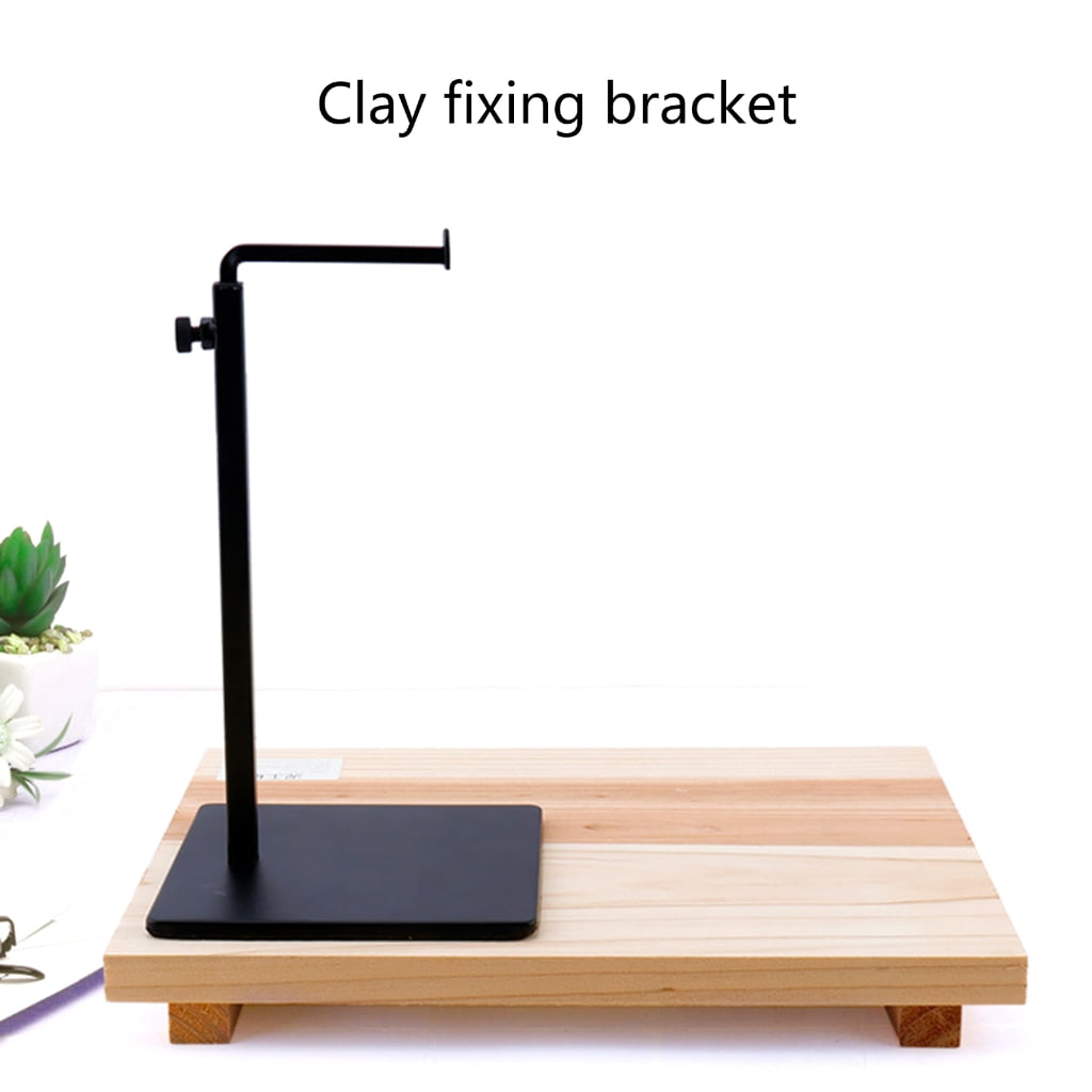 WINDLAND Metal Rack Pottery Modelling Holder Tool for Pottery Clay Shaping Modelling