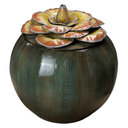 Elk Lighting 11.25H in. Flower Trinket Box - Green