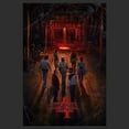 thumbnail image 2 of Netflix Men's Stranger Things Caution Creel House Rift Poster Graphic T-Shirt, 2 of 5
