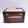 thumbnail image 6 of JFR Lunatic Short Titan Maduro Empty Wood Cigar Box 7" x 6" x 4", 6 of 7