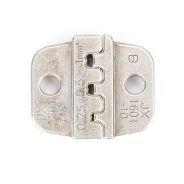 Pince à Griffer en Fil Métallique Jaw JX-1601-10 AWG28-18 0.1-1.0mm2 Embout de Cannelette Embout de Câble Moule à Mâchoires pour Pince de Borne de Dupon Outil de Coupe de Fil