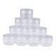 thumbnail image 1 of 10 Pedazos Tarro Redondo de plástico vacío Sunnimix 15g Frascos cosméticos vacíos, 1 of 8