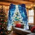 thumbnail image 4 of successthop Womens Christmas Ugly Sweater Light Tree Knit Long Sleeve Crewneck Fall Winter Pullover Knitwear Print Tops, 4 of 5