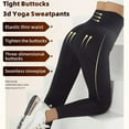 thumbnail image 3 of Pocket High Waisted Tummy Lifting Bottom Yoga Pants, 3 of 18