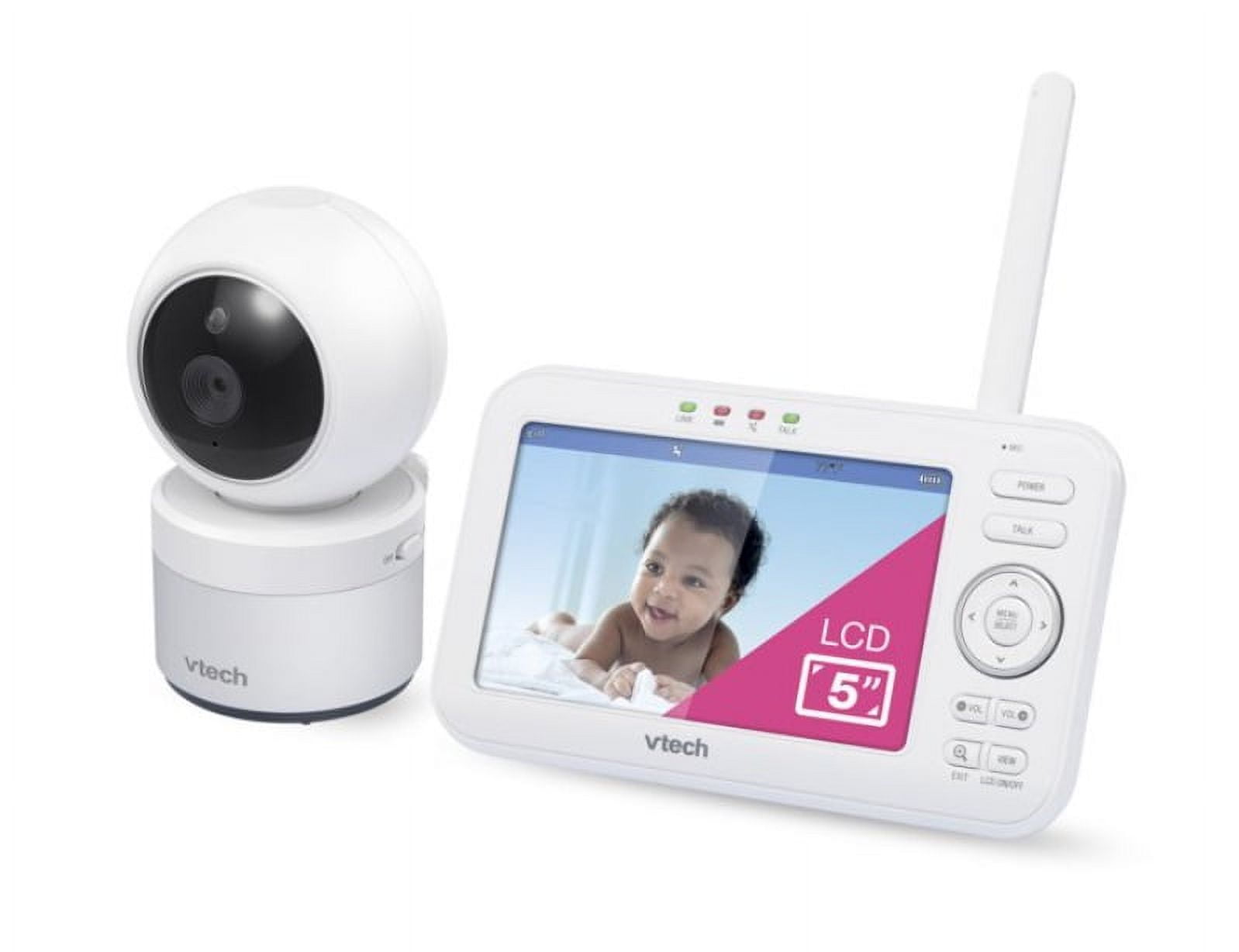 VTech VM5263 5" Digitial Video Baby Monitor with Pan and Tilt and Night Light