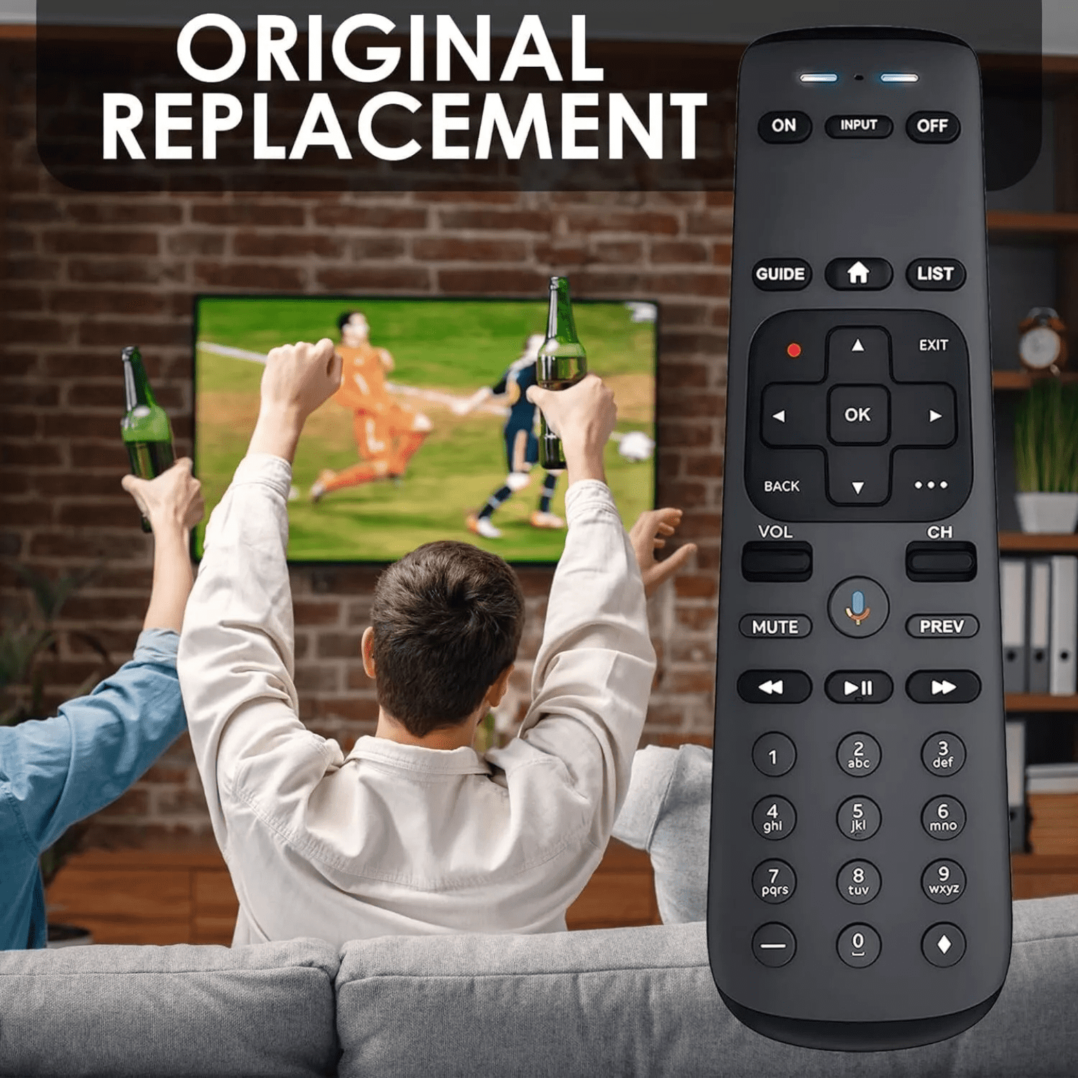 Schutzhülle Für AT&T TV Now Fernbedienung C71KW – Silikon, Leuchtet Im Dunkeln, Stoßfest | 2 Stück In Glowblue + Glowgreen