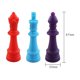 thumbnail image 2 of EeaseMX 4 mordedores con forma de ajedrez para bebés (colores surtidos), 2 of 7