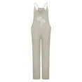 thumbnail image 4 of TAIAOJING Jumpsuits For Women Casual Summer Casual Sleeveless Floral Print Strap Loose Jumpsuits Overalls Long Romper With Pockets, 4 of 7