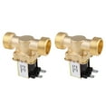 thumbnail image 2 of Shisuyan 2pcs Brass Solenoid Valves Normally Closed Water Inlet Solenoid Valves, 2 of 8