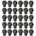 thumbnail image 1 of 300Pcs Cord Locks Single Hole Ball Shape Spring Clip for Plastic Rope Luggage AccessoriesBlack, 1 of 14