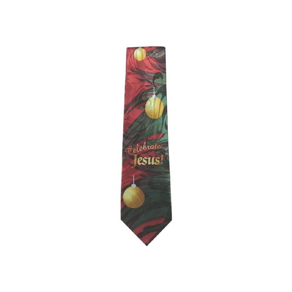 Tie-Celebrate Jesus!-Polyester-Red