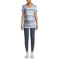 thumbnail image 2 of Time and Tru Maternity Pleated Jogger Pants, 2 of 6