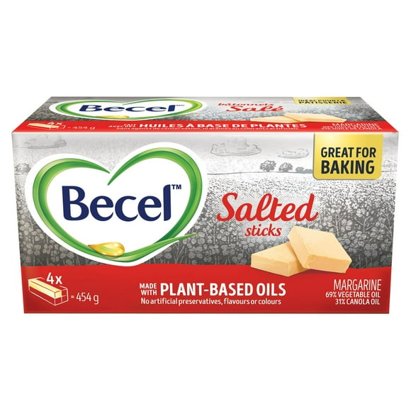 Becel Margarine Salted Sticks, 4 x 113g