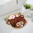 thumbnail image 3 of CSChome Front Door Mat Funny Cow Door Mat Wear Resistant Highly Absorbent Non-Slip Floor Mat Specially Shaped Welcome Rug, 3 of 6