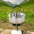thumbnail image 2 of Camping Kettle Teapot Portable Durable Water Kettle Camping Tea Kettle for Mountaineering Yard Backpacking Hiking Barbecue 1.5L, 2 of 10