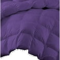 thumbnail image 3 of DNG Creations 3 Piece Pom Pom Box Design Comforter 550 GSM All Season White Vintage Pom-Pom Fringe ( Oversized Queen Size ) 100% Egyptian Cotton, Solid Purple Colour, 3 of 5