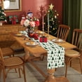thumbnail image 2 of Christmas Table Runner Christmas Tree 13 x 48 Inch Xmas Long Table Runner for Winter Holiday Home Kitchen Dining Table Decor, 2 of 5