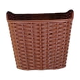 thumbnail image 5 of funtasica Bike Front Basket, Bike Basket Easy to Install Removable Retro Handlebar Storage Basket for Cycling Accessories Brown, 5 of 8