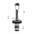 thumbnail image 4 of Tapón de champán Prensa conveniente corchos de vino herramientas de cocina ligeras (negro) Sywqhk Libre de BPA, 4 of 4