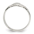 thumbnail image 2 of Sterling Silver Solid Claddagh Ring QR960, 2 of 5