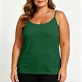 thumbnail image 5 of Tsesme Plus Size Camisole for Women, Adjustable Spaghetti Strap Tank Tops with Built-In Bra, Loose Sleeveless Cami Tops S, 5 of 9
