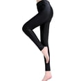 thumbnail image 4 of YouLoveIt Women's Winter Leggings Thermal Pants Leggings Winter Thick Velvet Pants Warm Slim Leggings, Black, 4 of 8