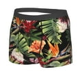 thumbnail image 2 of Kll Watercolor Tropical Flowers Men'S Cotton Boxer Briefs Underwear-Xx-Large, 2 of 9