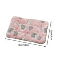 thumbnail image 2 of Dog Bed Crate Pad Dog Crate Mat for Small Dogs, Washable & Anti-Slip Dog Crate Bed Kennel Pad, Chew Proof Dog Crate Pad Durable Cozy Sleeping Rectangle Mattress, Bone Pattern, 2 of 2